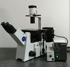 Olympus Microscope Ix51 With Fluorescence And Phase Contrast