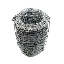 Barbed Wire 328ft 100m 4 Point Barbed Wire Roll 16 Gauge Barbed Wire Fence G