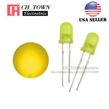 100pcs 5mm Diffused Self Yellow-yellow Light Blink Blinking Flash Led Diodes Usa