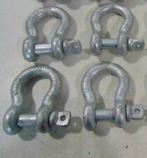 4- 78 Rcp Chain Safety Clevis Shackles With Screw Pin Wll 6-12 Ton Shackle 1