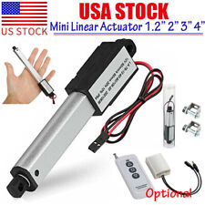 Electric Micro Linear Actuator Motor 12v 1.2 2 3 4 Stroke Fast Up To 6s