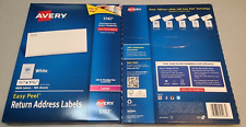 Avery 5167 Sealed Box Of 8000 Laser Return Address Shipping Labels 12 X 1 34