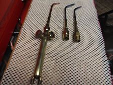 Oxweld W-29 Torch Handle With 3 Brazing Tips...