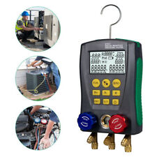 Refrigeration Digital Manifold Gauge Meter Vacuum Pressure Leak Tester Tool Us