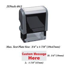 4912 Self Inking Rubber Stamp Custom Text Stamp Up To 4 Lines Or With Your Logo