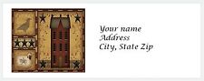 Personalized Return Address Labels Primitive Country Buy 3 Get 1 Free C 801