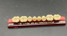 Vintage Denture Teeth Set Single Strip - T118