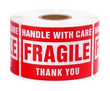 3 X 2 Inch Fragile Handle With Care Stickers - Set Of 10