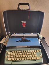 Smith Corona Blue Coronet Electric 12 Typewriter Case- Works Perfectly Nice