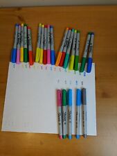 Lot Of 22 Sharpie Mixed Colors Ultra Fine Point Tested Permanent Marker