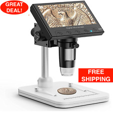 4.3 Lcd Digital Microscope 1000x Usb Coin Microscope Error Coins W Lights New