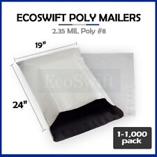 1-1000 19 X 24 Ecoswift Poly Mailers Envelopes Plastic Shipping Bags 2.35 Mil