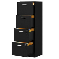 Vertical File Cabinet 4-drawer Filing Cabinet Office Storage Organizer W Lock
