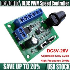8v-26v Brushless Dc Motor Speed Controller Pwm Signal Generator Switch Regulator