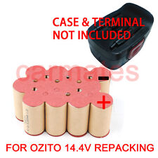 Battery Rebuild Pack For Ozito 14.4v 2.0ah Ni-cd Ozcd144v1bk Ozcd144v2bk