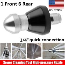 Pressure Washer Tool 14 Male Drain Sewer Cleaning Pipe Jetter Washing Nozzle
