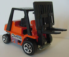Hot Wheels Marcus Construction Orange Forklift Diecastplastic 5 Spokes Loose