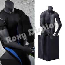 Male Fiberglass Headless Athletic Style Mannequin Dress Form Display Mz-ni-5