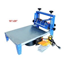 Vacuum Screen Printing Press 16x20 Silk Screen Printing Machine 3 Direction