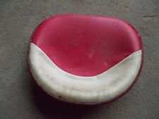Farmall Ih Super C H M 400 Sm 450 Tractor Red White Padded Metal Seat Pan 4 Bolt