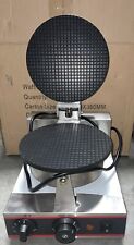 Commercial Waffle Cone Maker 120v Electric Non Stick Round Golden Griddle