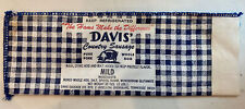 Newunused Vintage Davis Country Sausage Cloth Bags. Roellen Dyersburg Tn. S
