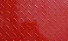 Aluminum Diamond Plate Painted Red .025 X24x48