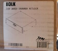 Middle Atlantic D3lk 3-space Rack Drawer With Lock