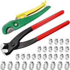 Crimping Clamp Cinch Tool Kit With 20 Pcs 12 Inch And 10 Pcs 34 Inch Pex Clamp