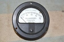 Simpson 56 Round Panel Meter 0-100 Ac Ma Milliamperes Fully Tested