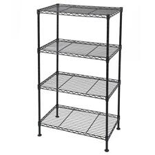 4-shelf Adjustable Storage Shelving Unit Organizer Wire Rack Metal For Kitchen
