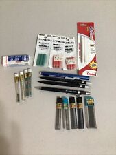 Pentel Branded Lot Pencils Refill Leads Erasers Desk Drawer Clean Out Favorites