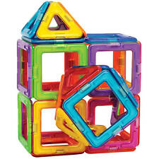 50 Pieces Creative Building Shapes Magnetic Tiles Block Square And Triangles