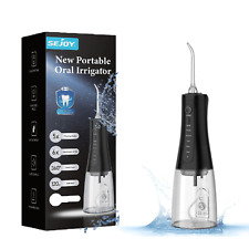 Sejoy Water Flosser Dental Oral Irrigator Teeth 350ml Cleaner Floss Pick 5 Modes