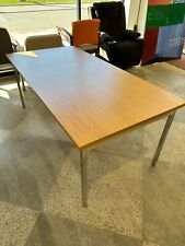 6 Utility Table Conference Table W Oak Laminate Top By Hon Office Furniture