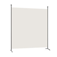Single Panel Room Divider Privacy Partition Screen For Office Home Beige