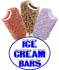 Ice Cream Bars Decal Choose Your Size Concession Food Truck Sign Sticker