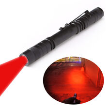 Pen Type Red Beam Light Flashlight Torch Astronomy Night Vision Camping Aviation