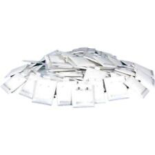 100 White Sterling Silver Puff Earring Display Cards 1 12 X 1 34