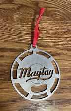 Maytag Gas Engine Motor 92 72 Script Logo Flywheel Christmas Ornament Fob