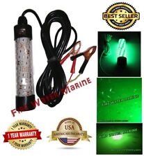 12v 25w Led Green Underwater Submersible Night Fishing Light Crappie Ice Squid