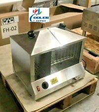 New Commercial Hot Dog Bun Steam Warmer Vending Counter Top Nsf Etl Fh-02