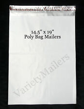 9 Large Poly Bag Mailers 14.5x19 2.5 Mil Quality Shipping Envelope Bags