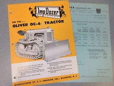 Oliver Imp Dozer Blade For Oc-6 Crawler Brochure 2 Page Wprices