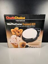 Chefs Choice International Wafflesugar Ice Cream Cone Maker Express 838 New