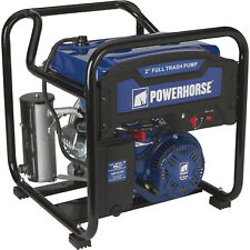 Powerhorse Extended Run Full Trash Pump 2in. Ports 11000 Gph 34in. Solids