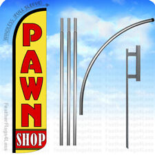 Pawn Shop - Windless Swooper Flag 15 Kit Feather Banner Sign - Yz