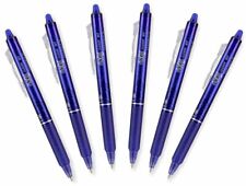 Pilot Frixion Clicker Erasable Gel Pens In Blue - Pack Of 6 - New