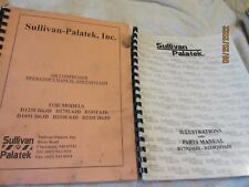 Sullivan Palatek Air Compressor D125uh6jd D175u6jd Models Operators Manuals Lot