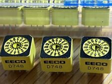 A Lot Of Four 4 Eeco D748 Hexadecimal Micro Dip Rotary Switches Pcb Mount